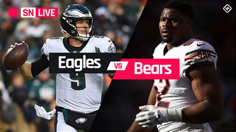 eagles bears nfc wild card|eagles vs bears score today.